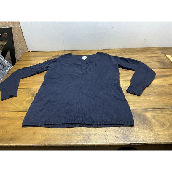 Club Monaco Black V Neck Pullover Cashmere Sweater Womens Size Medium - Picture 5 of 10